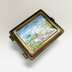 Claude Monet Trinket Box. Vintage painting trinket box. Artwork Trinket box.